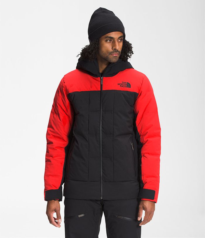 Casaca De Pluma The North Face Hombre Bellion Rojas/Negras - Peru 46983QBEM